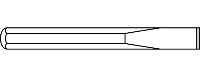ciseau plat