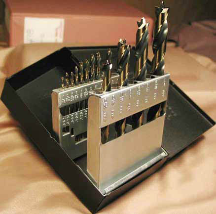 brad point drill set