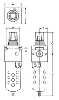 Integral Filter/Regulator B75